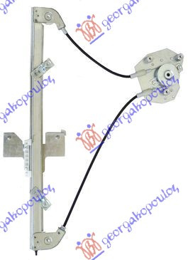 Подизач / регулирач за преден прозор 3 врати електричен (без мотор)