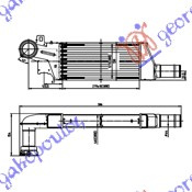 Интеркулер 1,3-1,7CDTi (27,9x12,7x4,6) Z13