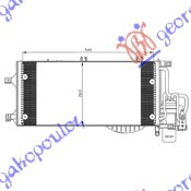 Ладилник за клима 1.7 CDTI (54x26) -03