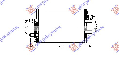 Ладилник за клима 1,3 JTD (45x35x16) 03-