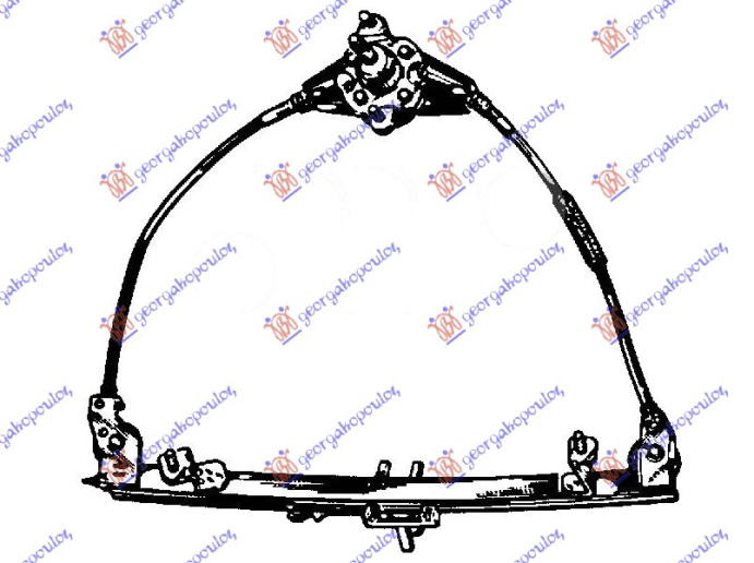 Подизач / регулирач за преден прозор механички (А квалитет)
