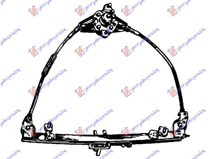 Подизач / регулирач за преден прозор механички (А квалитет)