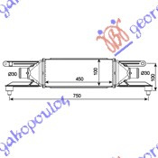 Интеркулер 1,3 JTD-JTDM (45x100x53) 90H