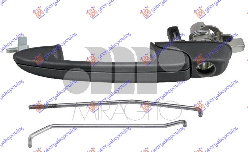 Рачка предна врата надворешна комплет