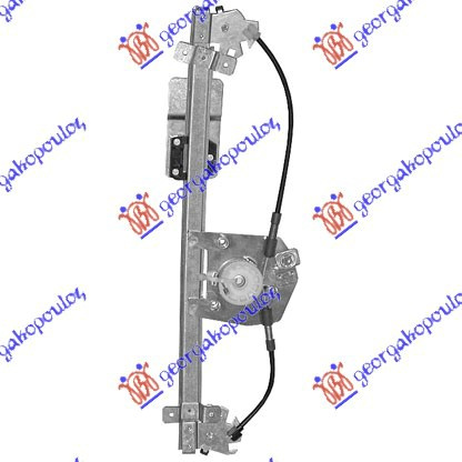 Подизач / регулирач за заден прозор електричен 5 врати / караван (без мотор) (А квалитет)