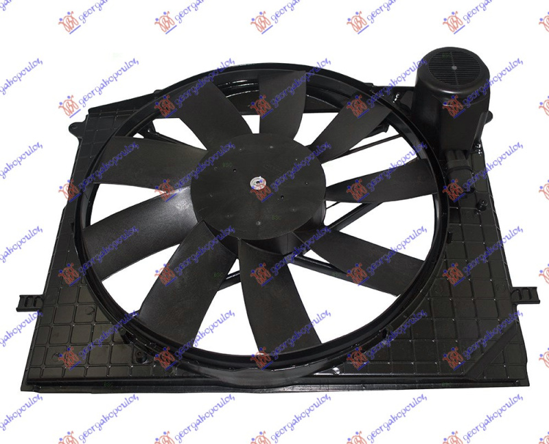 Вентилатор комплет (530mm) (2 пина)