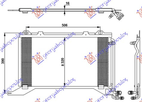 Ладилник за клима 2.0COMPR-2.0-2.2CDI (57x32)