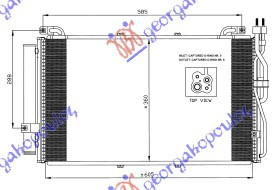 Ладилник за клима 1.5 CRDi (61x36)