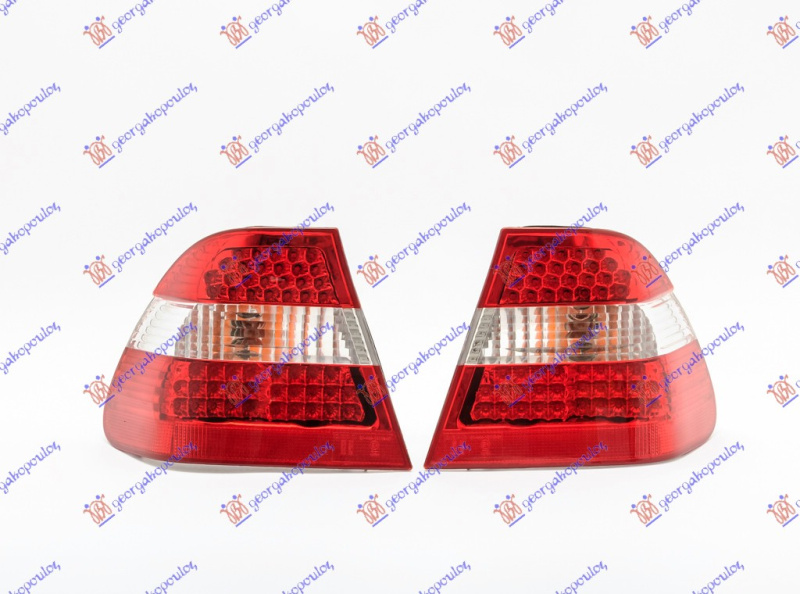 Штоп светло црвено бела LED