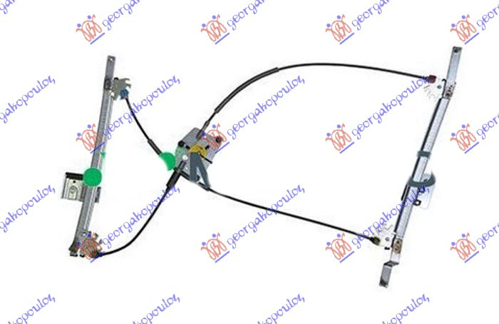 Подизач / регулирач за преден прозор електричен (без мотор) 10- купе (А квалитет)