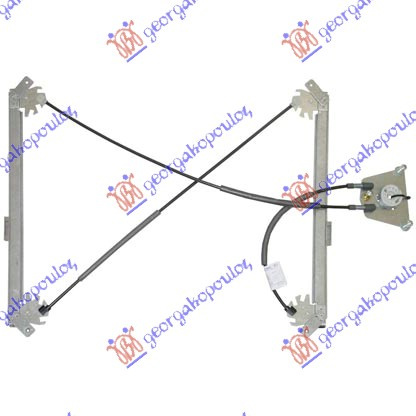 Подизач / регулирач за преден прозор 3 врати (без мотор) (А квалитет)