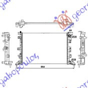 Ладилник за мотор 1.6i 16V-2.0i 16V бензин - 2.0 Dci дизел (67x41,7x26)