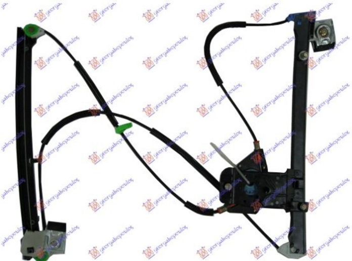 Подизач / регулирач за преден прозор 3 врати (без мотор) (А квалитет)