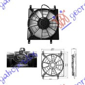 Вентилатор за ладилник 1.5i-1.6i16V VVTi