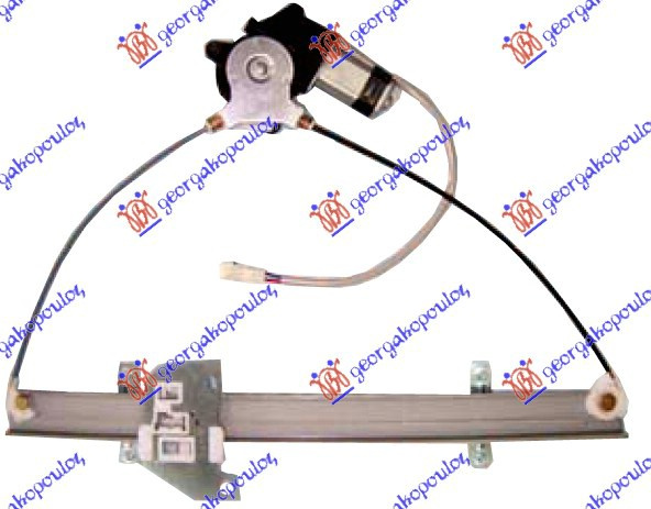 Подизач / регулирач за преден прозор електричен 3/5 врати