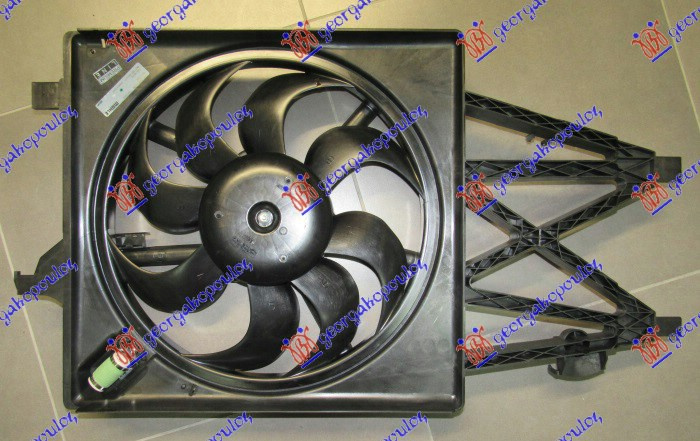 Вентилатор комплет 1.4 бензин (370mm) (400W) (MAHLE BEHR PREMIUM LINE)