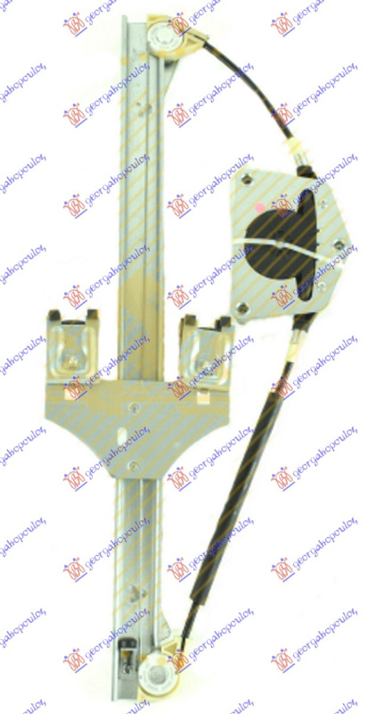 Подизач / регулирач за заден прозор електричен (без мотор) (А квалитет)