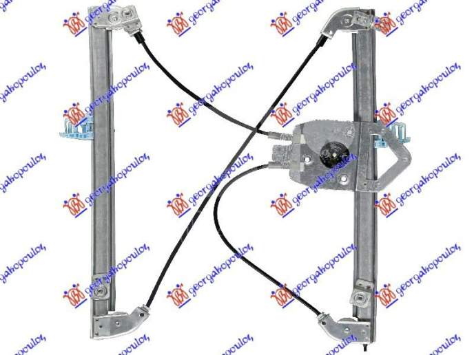 Подизач / регулирач за преден прозор електричен 5 врати (без мотор) (А квалитет)