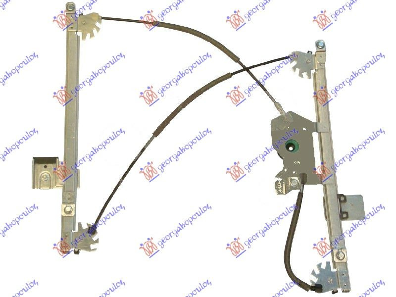Подизач / регулирач за преден прозор електричен (без мотор) (А квалитет)