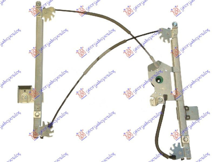 Подизач / регулирач за преден прозор електричен (без мотор) (А квалитет)