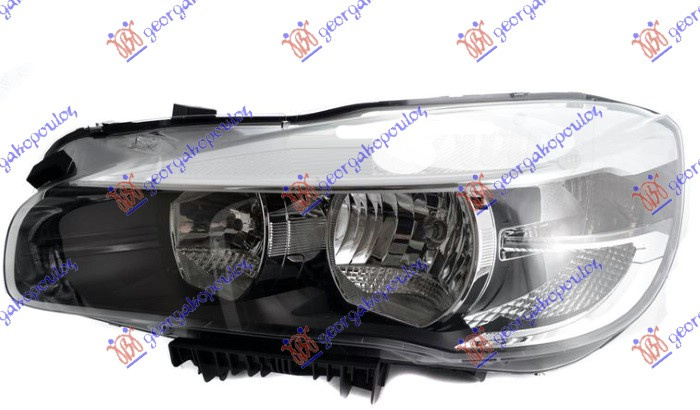 Фар електричен (H7) со LED дневно светло (E) (DEPO)