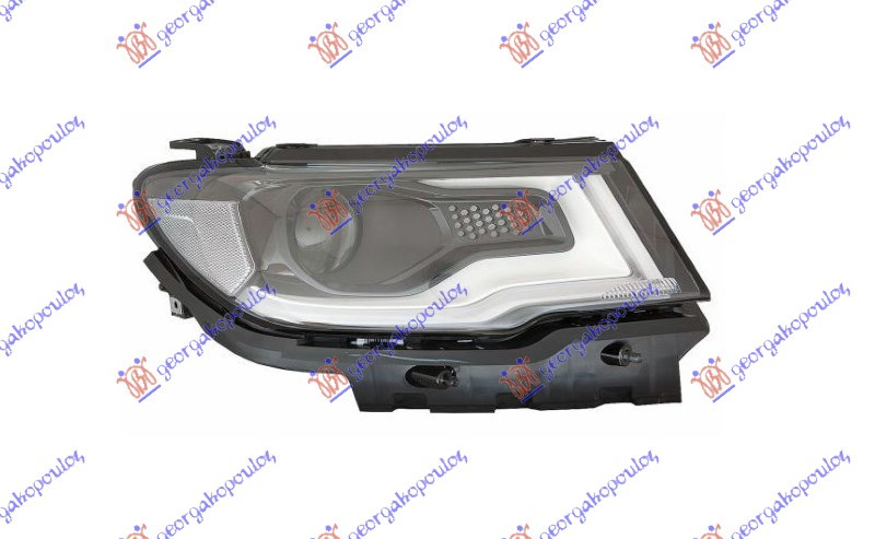 Фар електричен (HB3) со LED дневно светло (E) (DEPO)