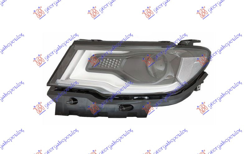 Фар електричен (HB3) со LED дневно светло (E) (DEPO)