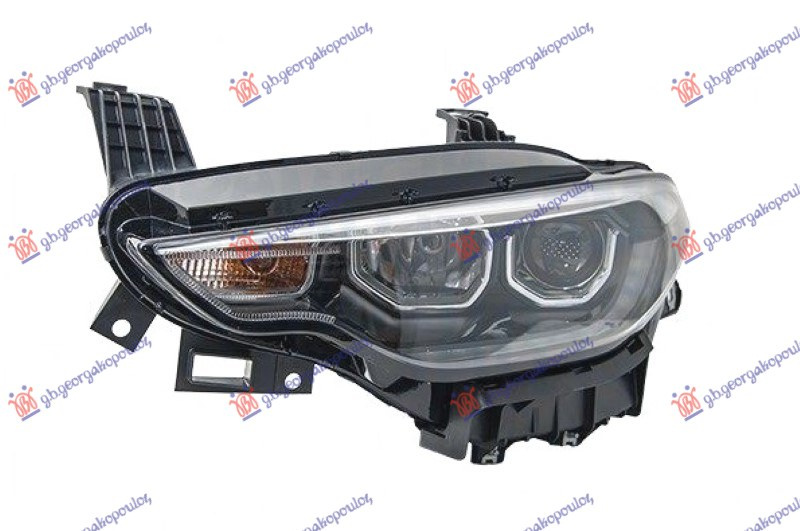 Фар електричен (H7/H7) со LED дневно светло (бел) (турција)