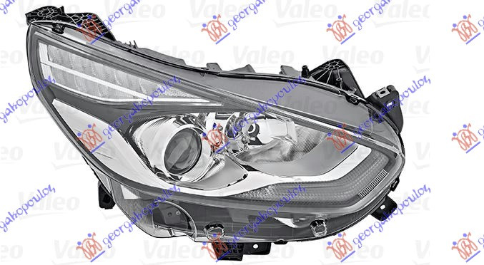 Фар електричен со LED дневно светло (VALEO)