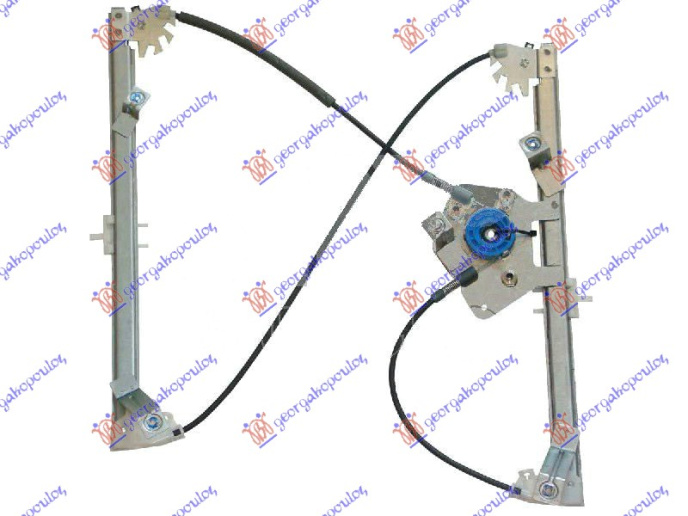 Подизач / регулирач за преден прозор електричен (без мотор) (А квалитет)