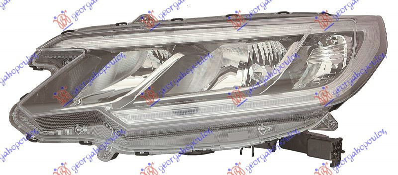 Фар електричен со LED дневно светло (E) (DEPO)