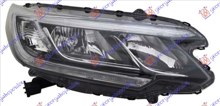 Фар електричен со LED дневно светло (E) (TYC)