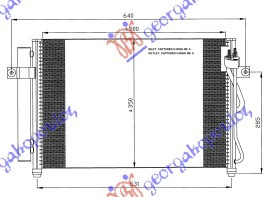 Ладилник за клима 1.5 CRDi (51x35x18)