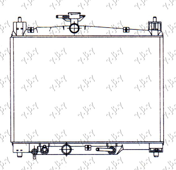 Ладилник за мотор 1,0i 16V VTi (35x49) (автоматски менувач)