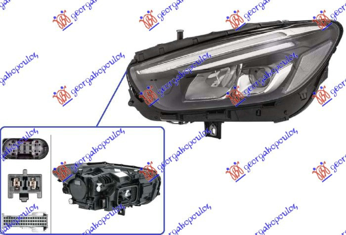 Фар FULL LED (без лого) (HELLA)