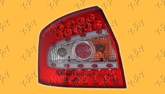 Штоп светло црвен LED