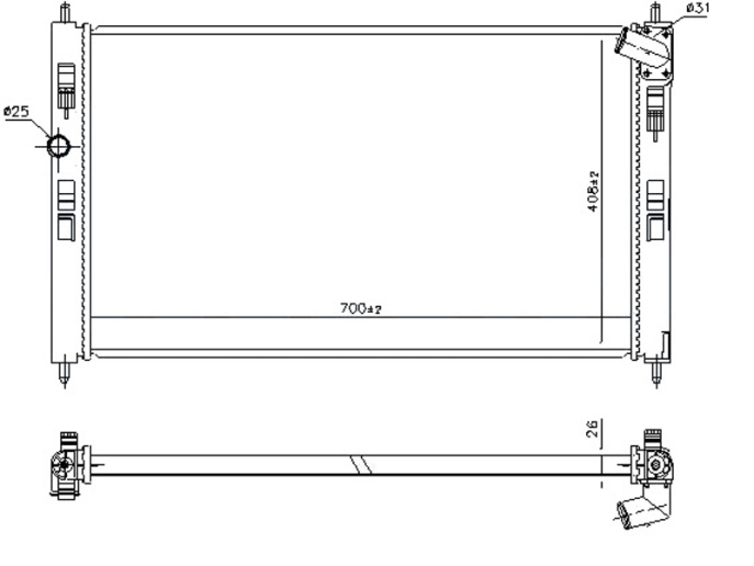 Ладилник за мотор 1.6 HDI дизел (мануален / автоматски менувач) (700x410)