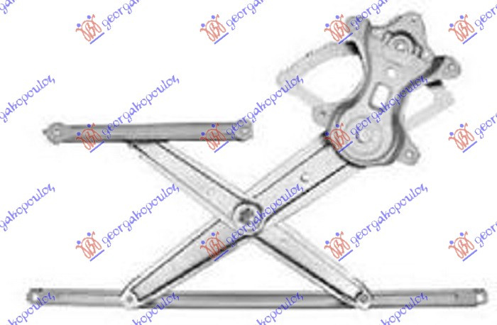 Подизач / регулирач за преден прозор електричен 2/4 врати (без мотор)