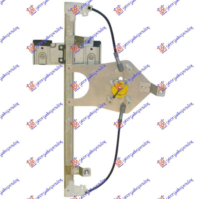 Подизач / регулирач за заден прозор електричен (без мотор) (А квалитет)