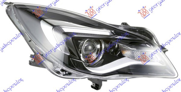 Фар електричен (hir2) со LED дневно светло (HELLA)