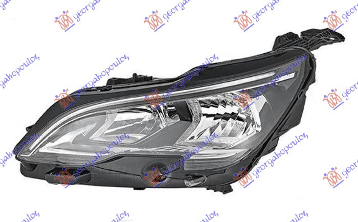 Фар електричен (H7/HB3) со LED дневно светло (со мотор) (VALEO)