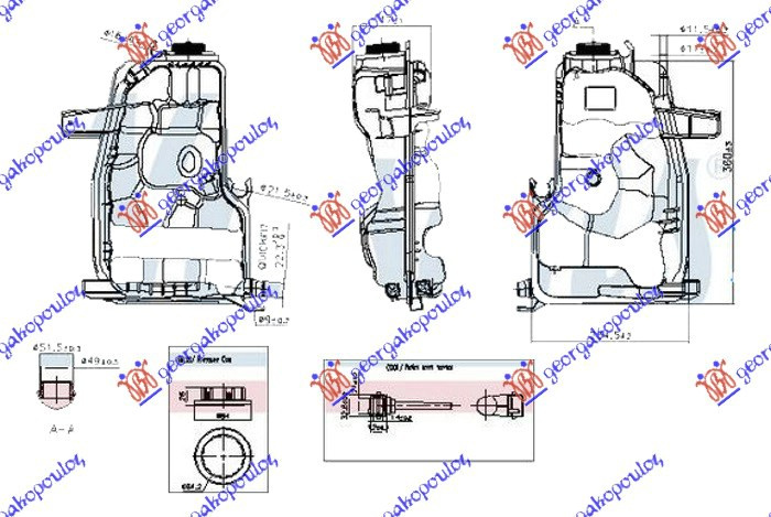 Резервоар за антифриз 4.0 бензин