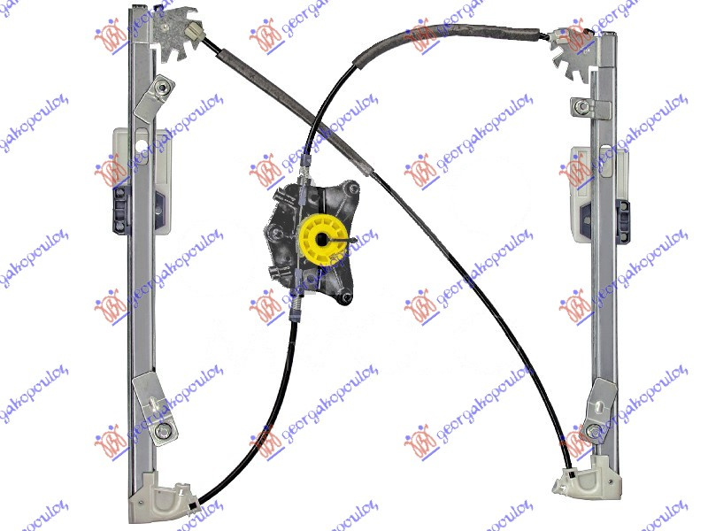 Подизач / регулирач за преден прозор електричен (без мотор) (А квалитет)