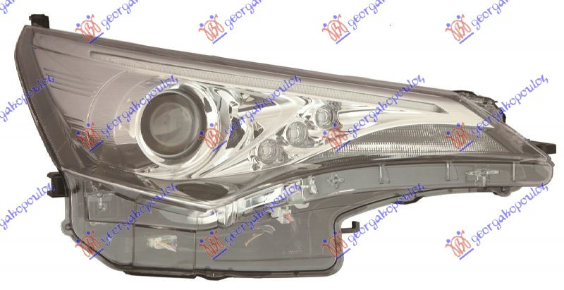 Фар hir2 (со LED дневно светло) (E) (DEPO)