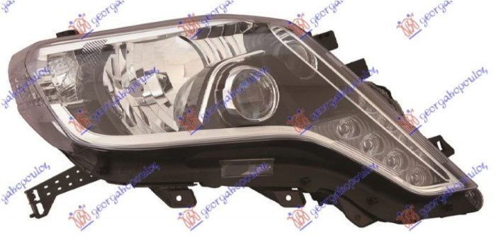 Фар електричен (HB3) со LED дневно светло (E) (DEPO)