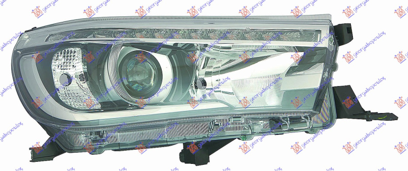 Фар електричен (HB3) со LED дневно светло (E) (DEPO)
