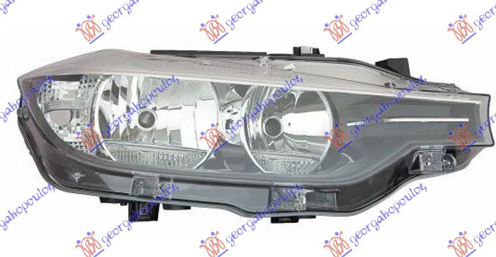 Фар електричен (H7/H7) со LED дневно светло (со мотор) (E) (DEPO)