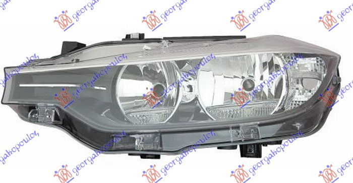 Фар електричен (H7/H7) со LED дневно светло (со мотор) (E) (DEPO)