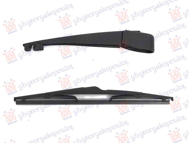 Заден бришач со рамо и метлица 290mm